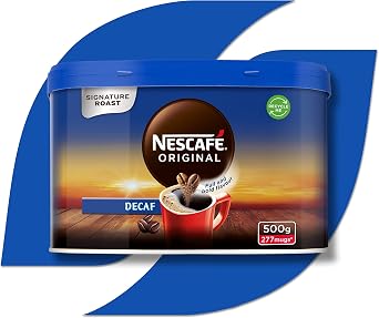 NESCAFÉ Original Decaf Instant Coffee 500g Tin (Pack of 10)