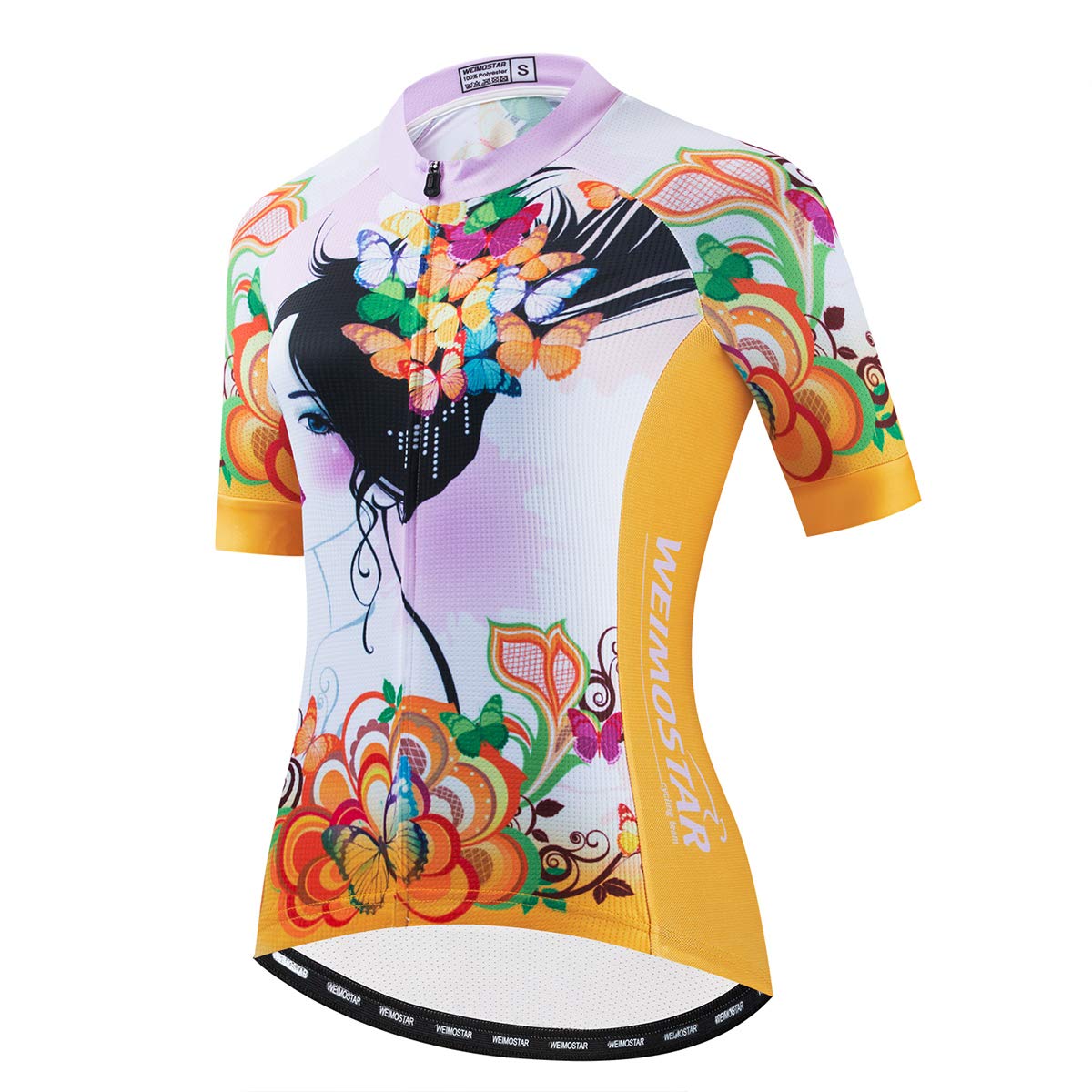 Cycling Jerseys Women Bike Shirts Short Sleeve Bicycle Clothes Breathable Stretch Labric Bicycle Uniforms