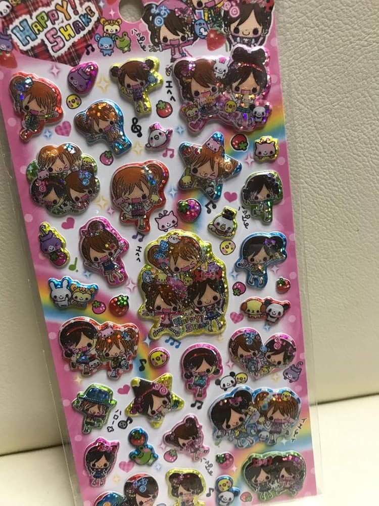 Amazon | ラメ あめちゃんシール クーリア HAPPY SHAKE シール