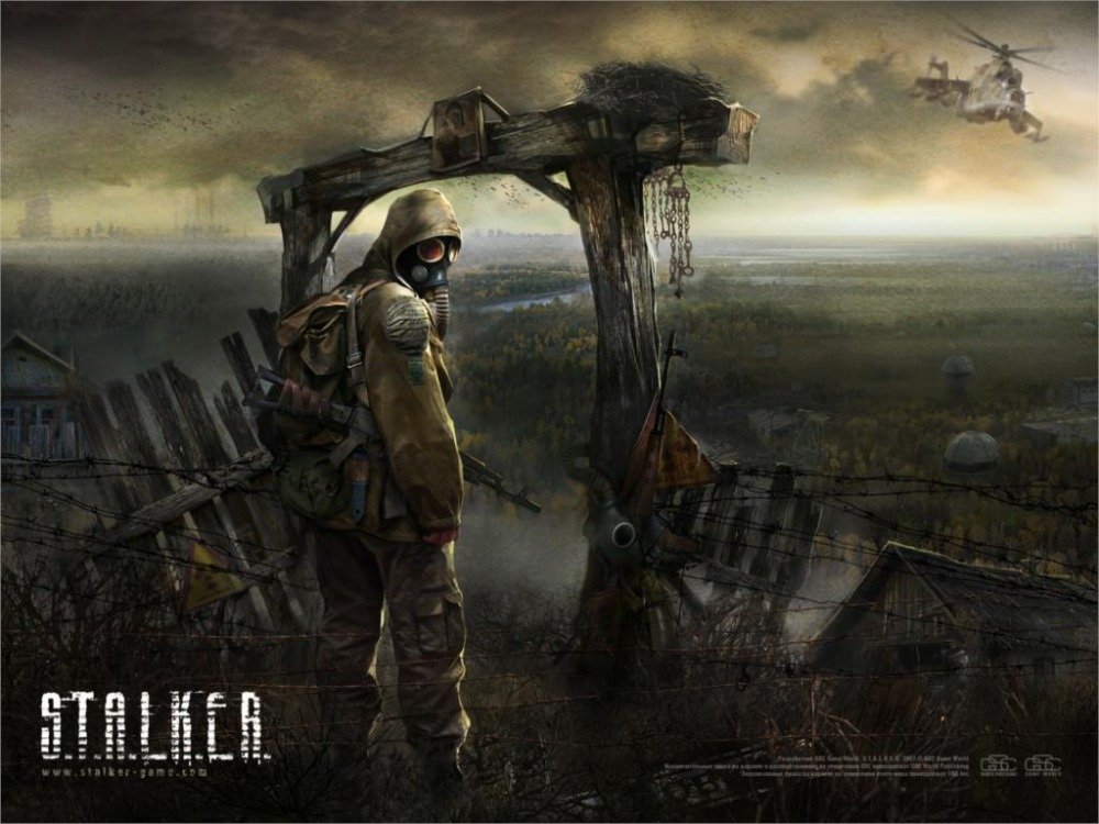 Tomorrow sunny Gas Masks S.T.A.L.K.E.R Game 24x36 inch Art Silk Poster Wall Decor