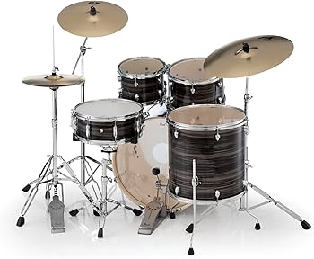 Amazon.com: Pearl Export 5 Piece Drum Set Metallic Amethyst Twist