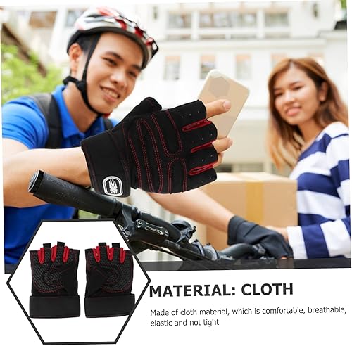 Miniatura 6 de INOOMP 1 Cycling Gloves Fingerless Gloves Motorcycle Gloves Up Gloves Fitness Gloves Exercise Gloves Fitnesss