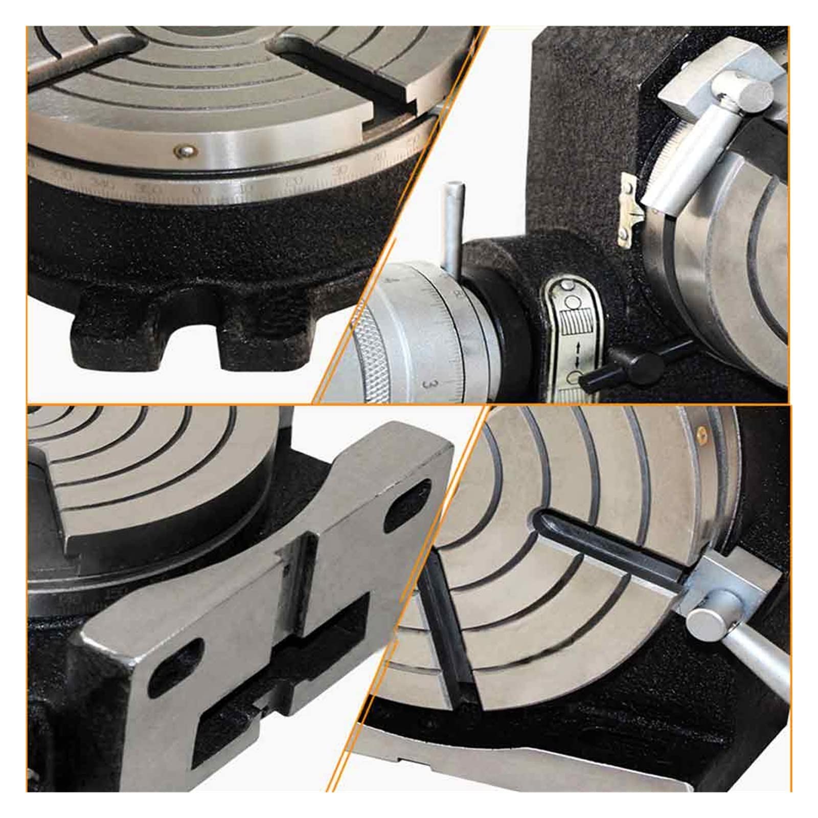 Fresadora de doble propósito Vertical y Horizontal de 150mm de diámetro HV6, mesa giratoria Vertical Horizontal de alta precisión