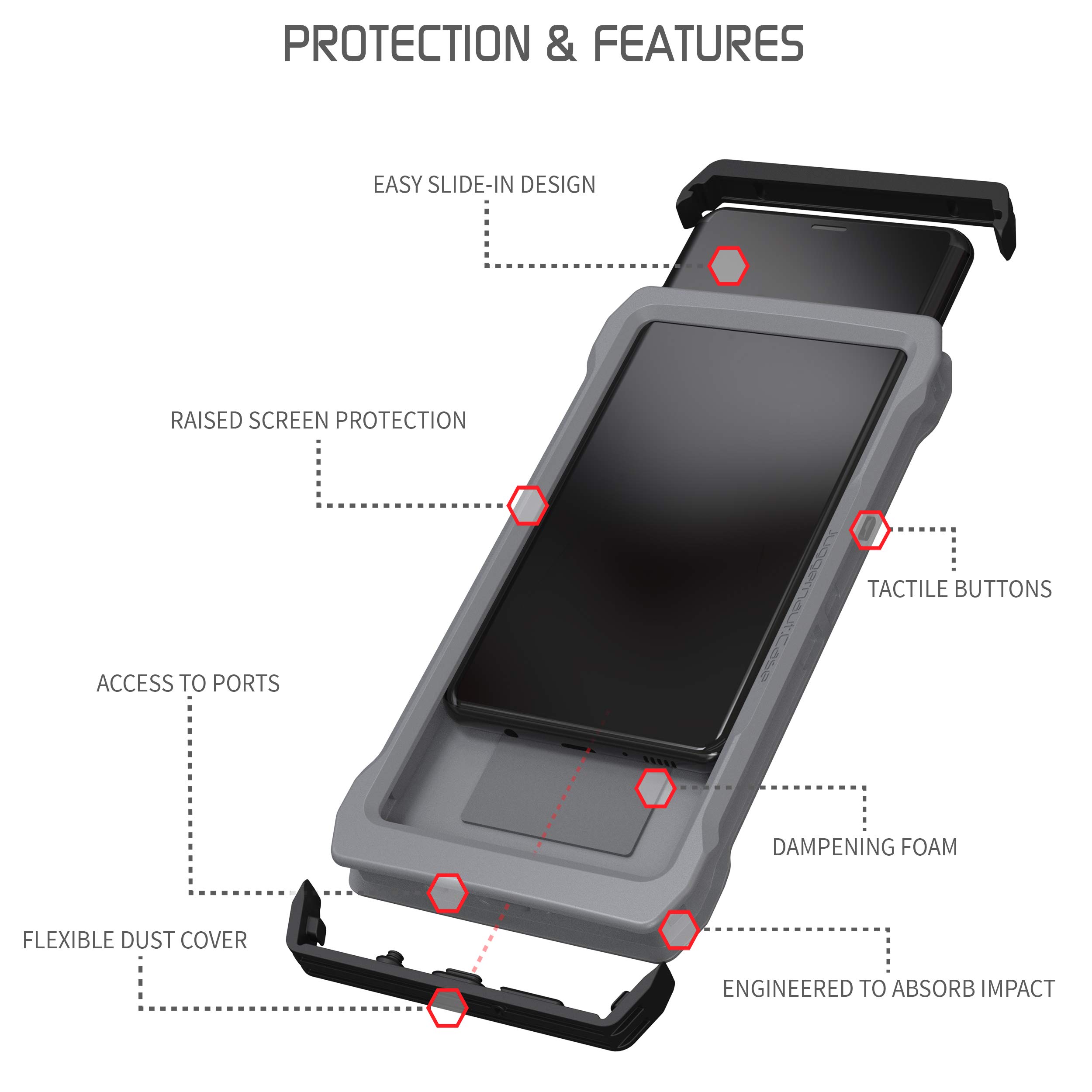 Capa para smartphone Juggernaut.Case IMPCT - Compatível com