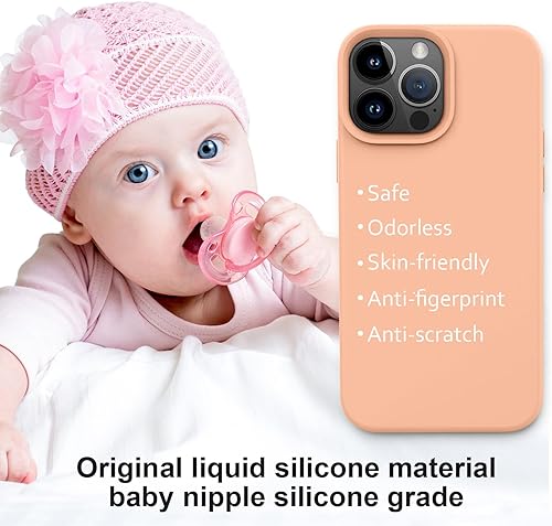 Miniatura 5 de Vooii Funda compatible con iPhone 14 Pro, silicona líquida gruesa mejorada, forro de microfibra suave antiarañazos, funda protectora de cuerpo