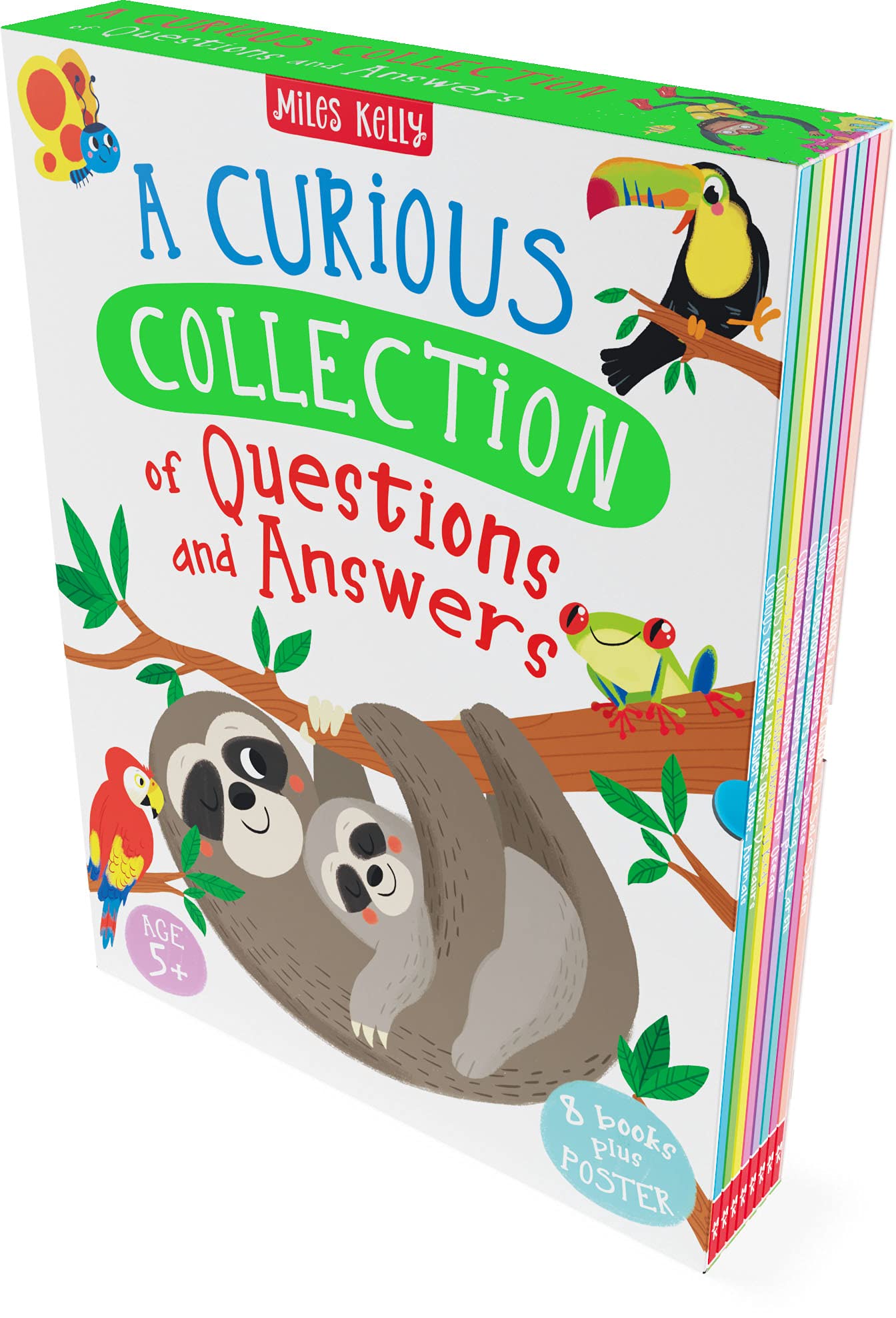 A Curious Collection of Questions and Answers 8 Books Collection Box Set Plus Poster (The Solar System, Science, Saving the Earth,Our Planet, Our Oceans, My Body, Dinosaurs & Animals)