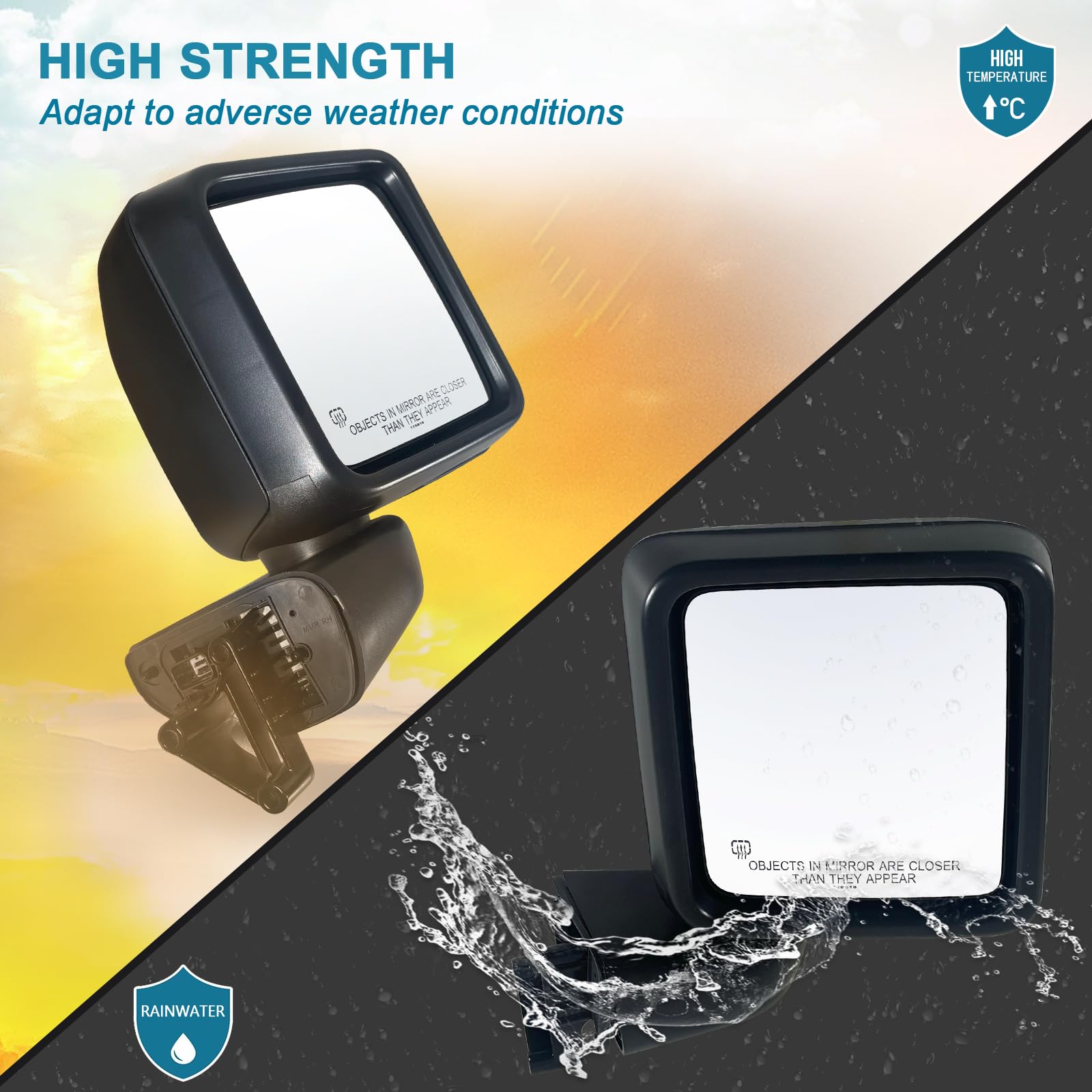 Jeep Wrangler JL Mirror MOPAR Right Passenger Side Power Heated Mirror For Jeep Wrangler - Foto 8