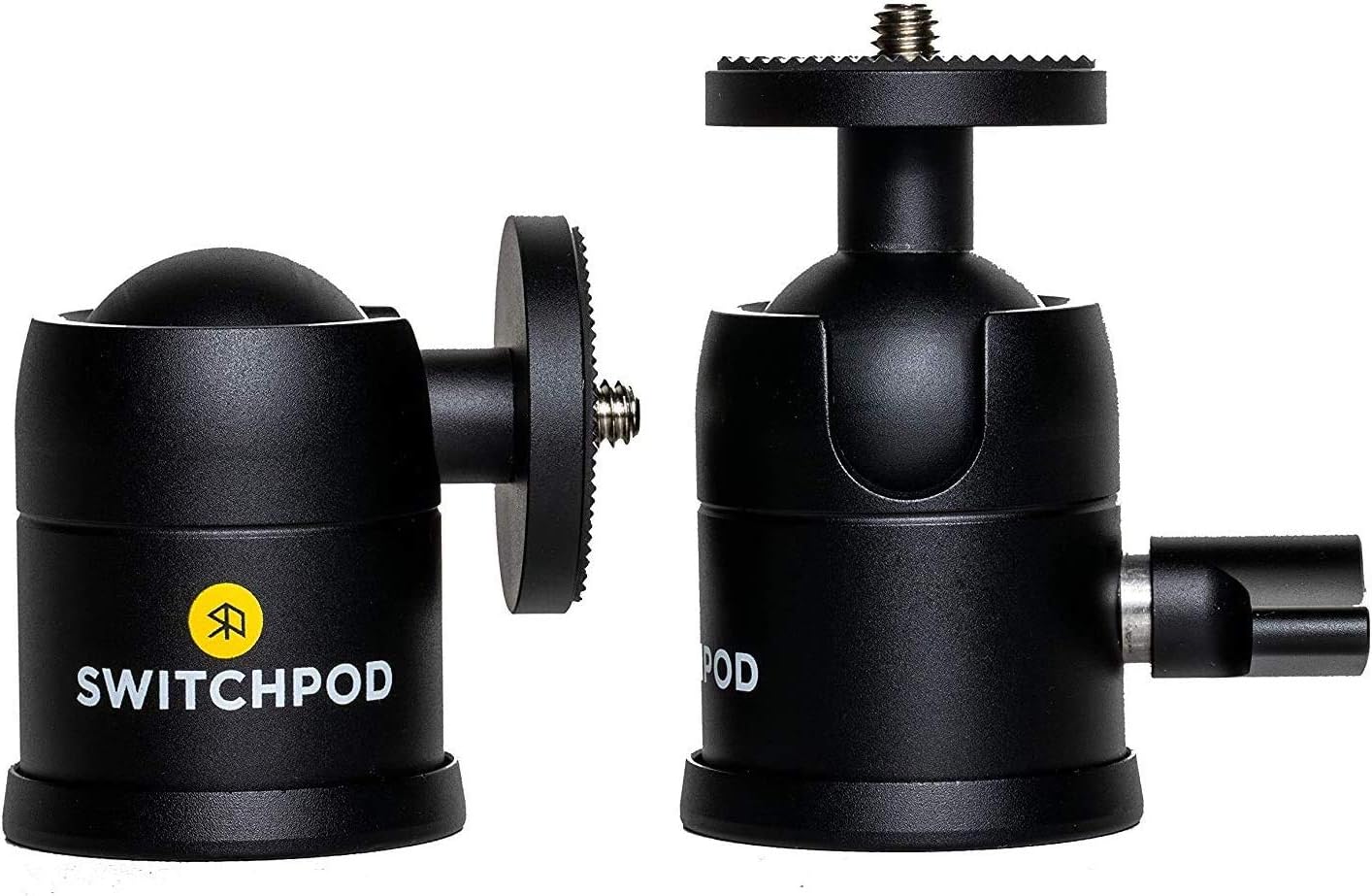 SwitchPod Ball Head Aluminum Mount 360 Degree Rotating with 90 Degree Portrait Tilt for DSLR Camera or Phone Adapter…