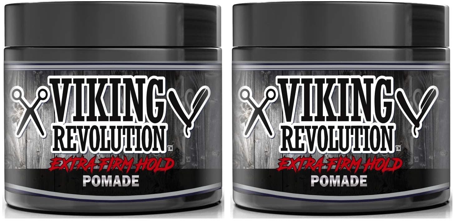 Extreme Hold Pomade for Men - Extra Firm, High Shine 4 oz