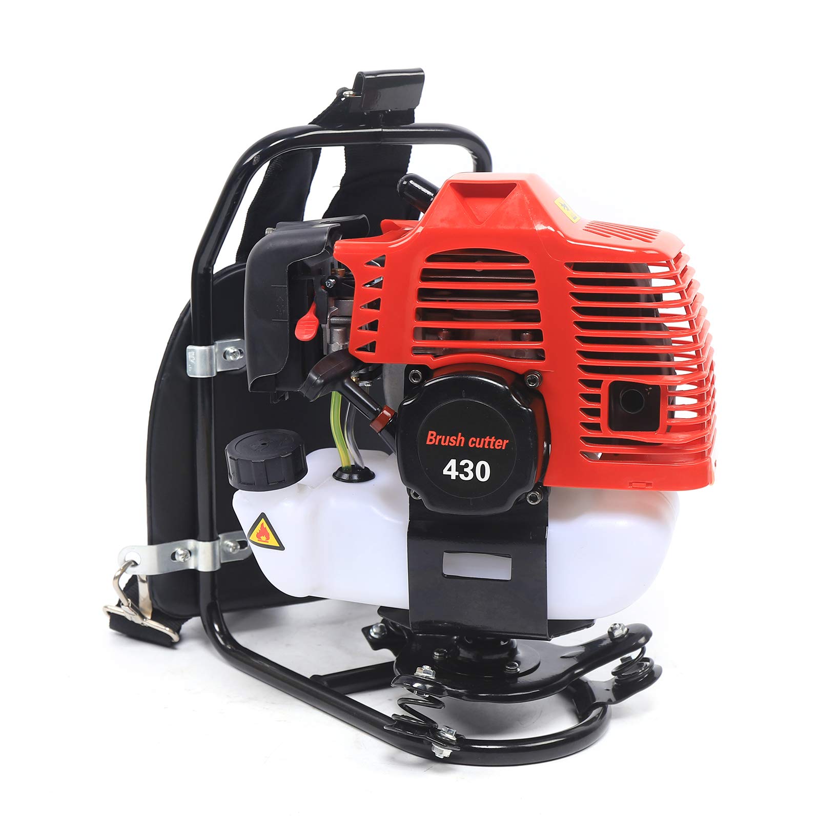 Multitool podkaszarka do trawy, dwusuwowa, 1,25 kW, plecak na benzynę, chłodzony powietrzem, 4500 – 8500 obr./min, z pojedynczym cylindrem i ostrzem 30 cm