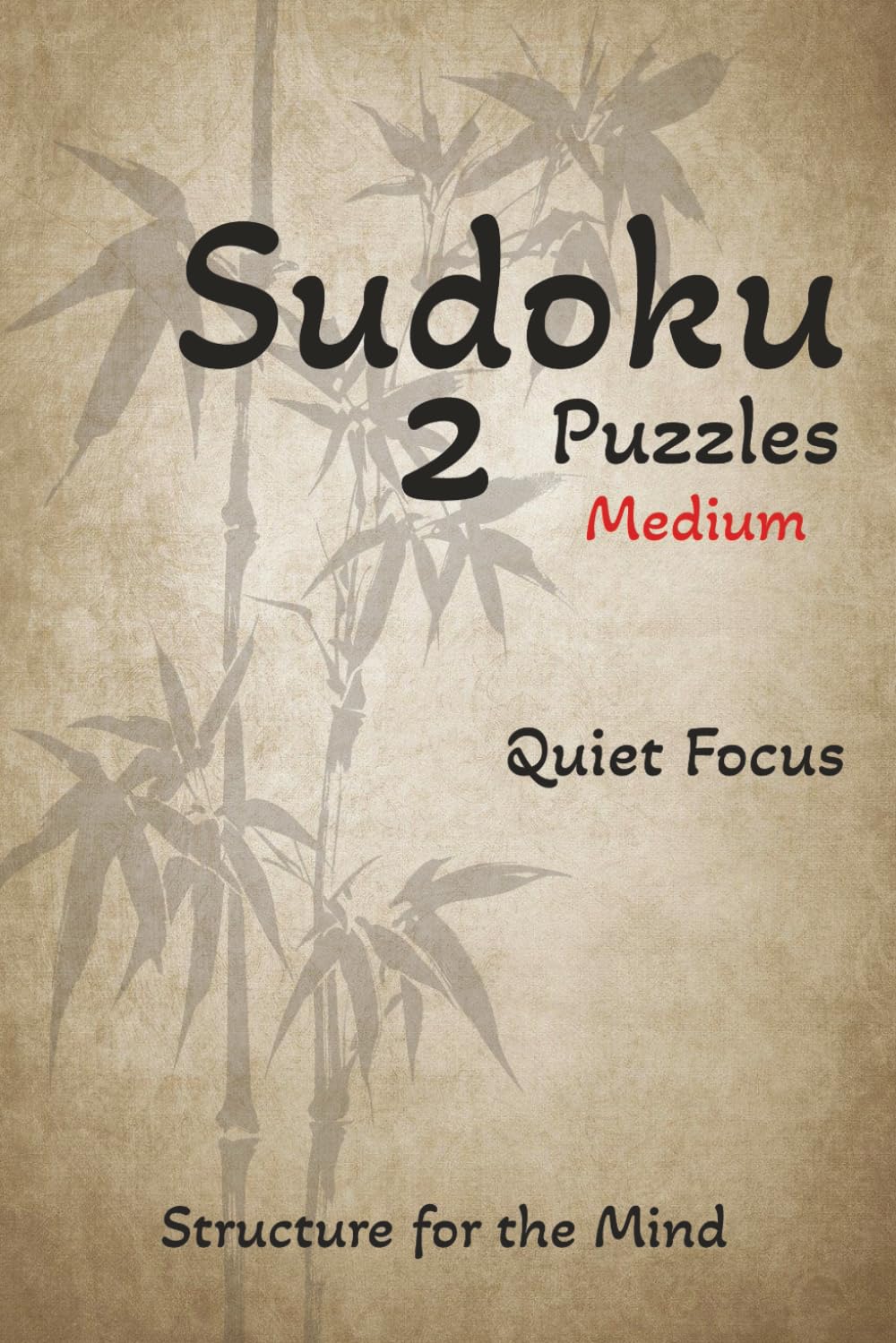 Sudoku Puzzle Book 2: A Medium Difficulty | Brain Training Number Puzzles for Adults | Relaxing, Challenging, and Screen-Free