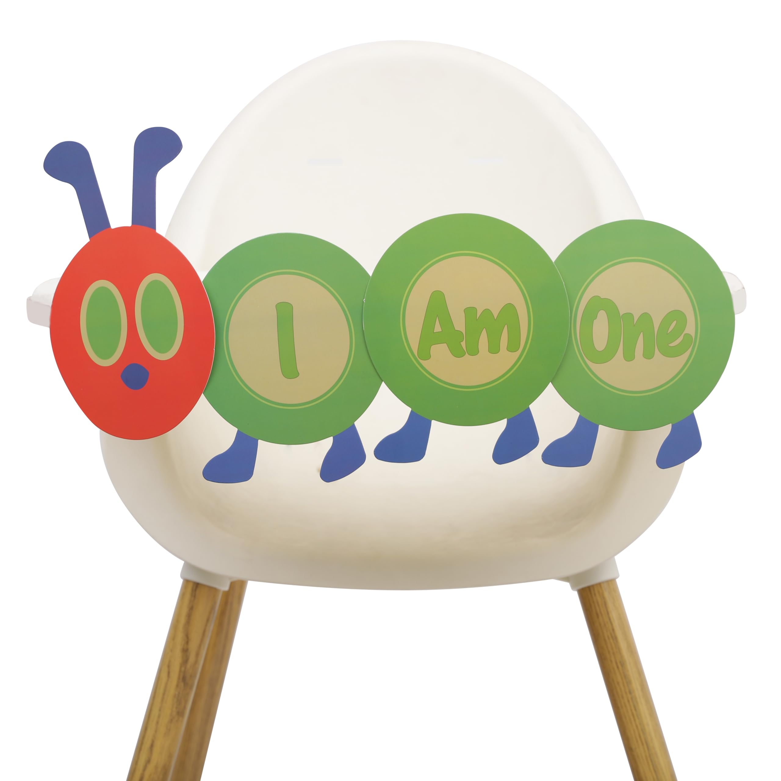 Hungry Caterpillar High Chair Banner - I Am One Highchair Banner, Hungry Caterpillar 1st Birthday Party Supplies, Fruit Theme Birthday Decoration,