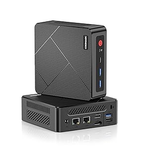 origimagic C4 Mini PC, con Ryzen 5 3550H Processor(fino a 3, 7GHz) Light Gaming PC, 16GB RAM, 512GB SSD, Supporto Triple Display, USB3.2 / Doppia Ethernet / Wi - Fi5 / BT 5.0, Mini Desktop per Ufficio Domestico