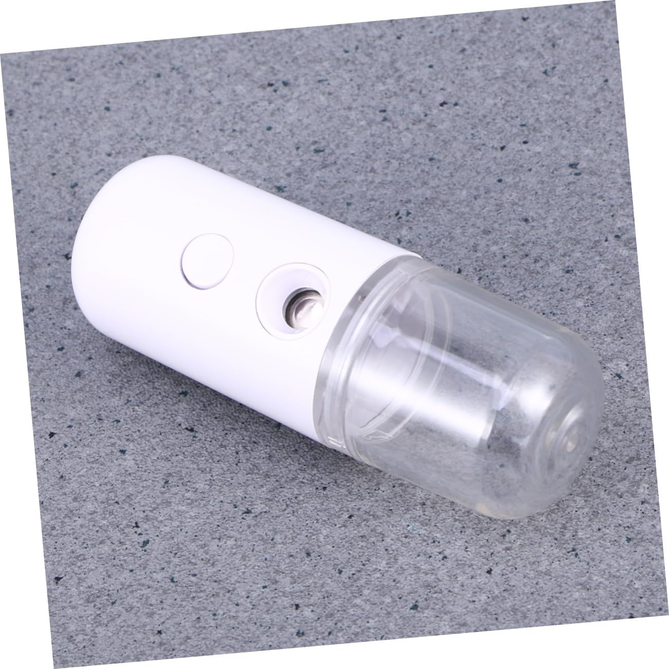 VALICLUD Mini Portable USB Facial Steamer Nano Mist Cooler Face Sprayer for Skin Care Hydrating Moisture with Non Slip Abs Design Rechargeable Moisturizing Device White