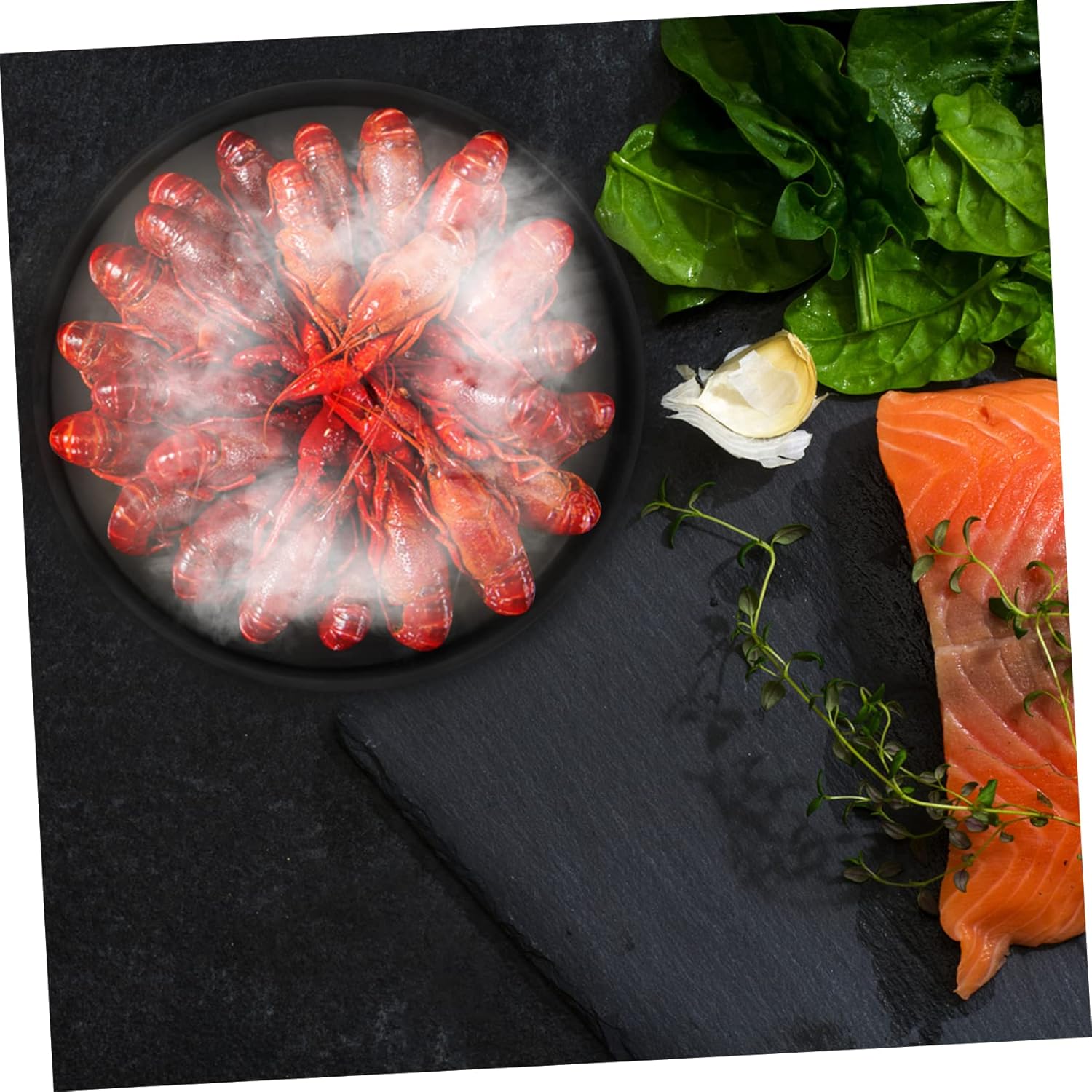 五島屋 赤黒模様の四角形盛器 27.8cmx5.7cm 五島屋 赤黒模様の四角形