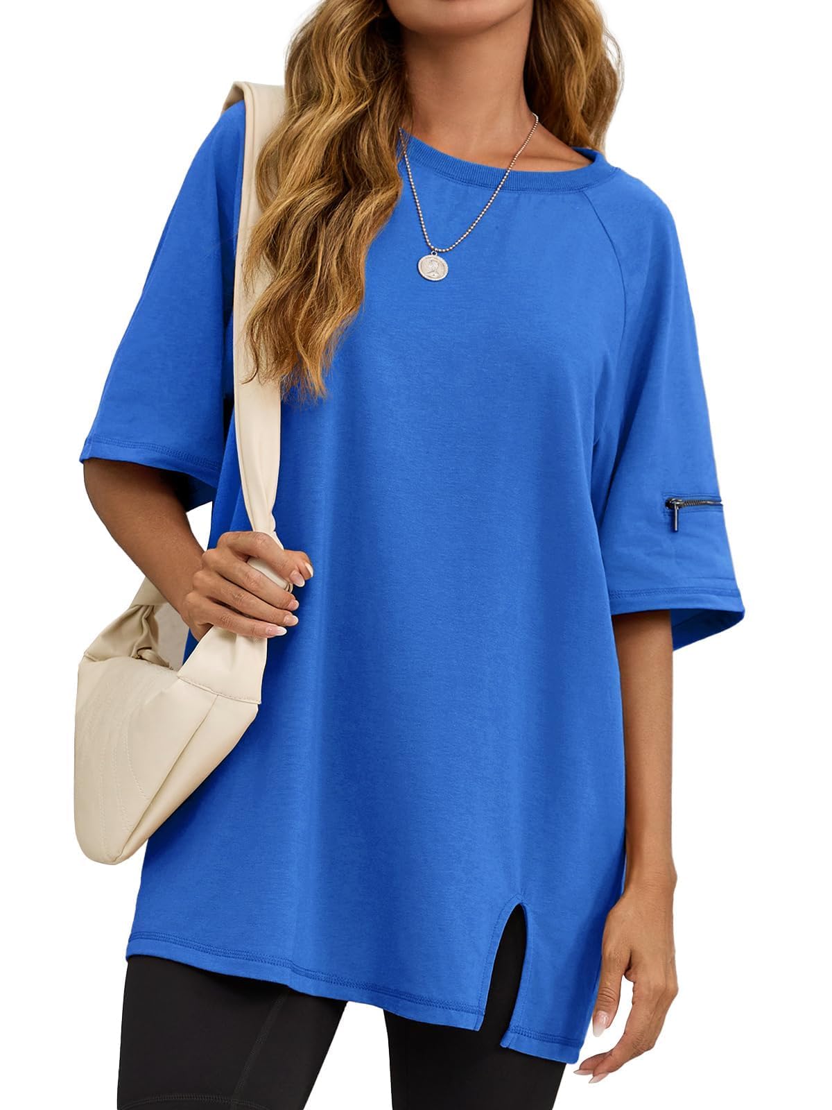 Womens Oversized Workout Tshirts Short Sleeve Tops Tee Shirt