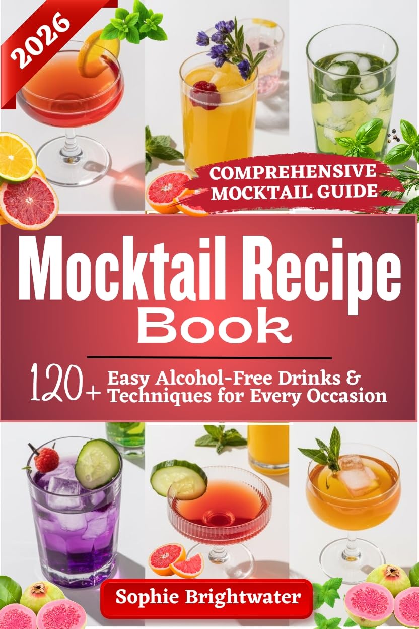 Mocktail Recipe Book: 120+ Easy Alcohol-Free Drinks and Techniques for Every Occasion