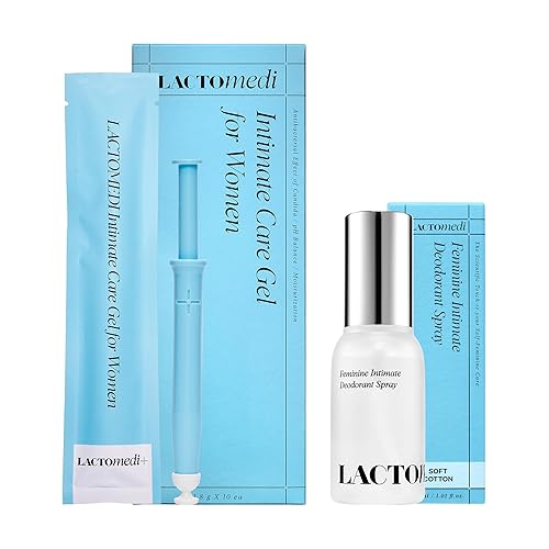 LACTOMEDI Intimate Care Gel 10pcs & Desodorante Spray Set_Soft Cotton