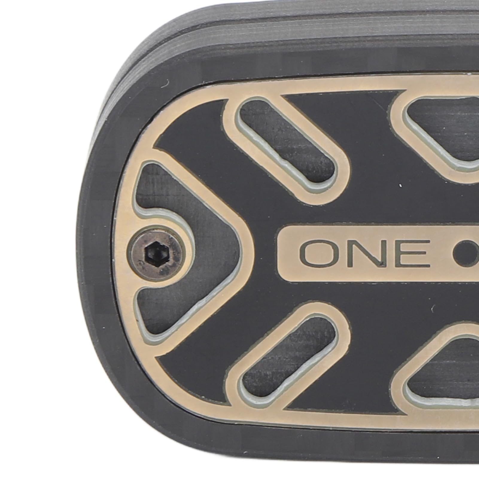 Keenso Fidget Slider, Giocattolo Slider in Fibra di Carbonio Stile Tascabile Allevia L'ansia Fidget Toy