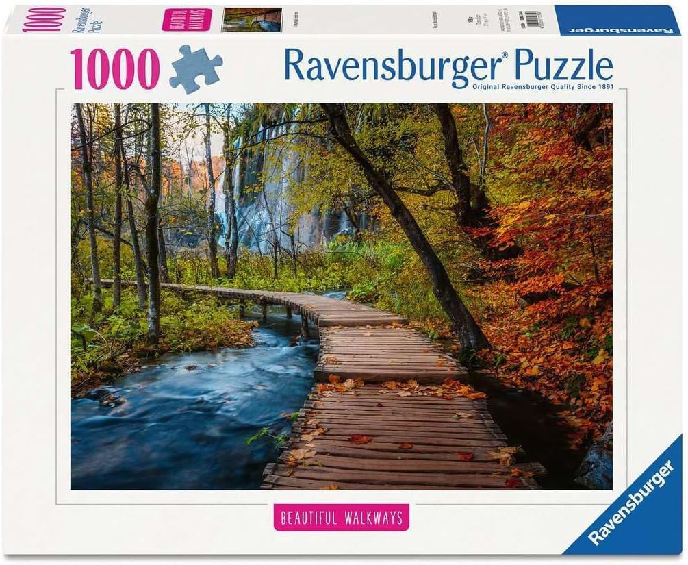 Ravensburger Autumnal Wooden Trail 1000 Piece Puzzle for Adults