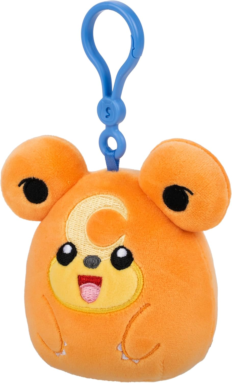 Squishmallows Original Pokémon Teddiursa Clip - Ultrasoft Official Jazwares Plush