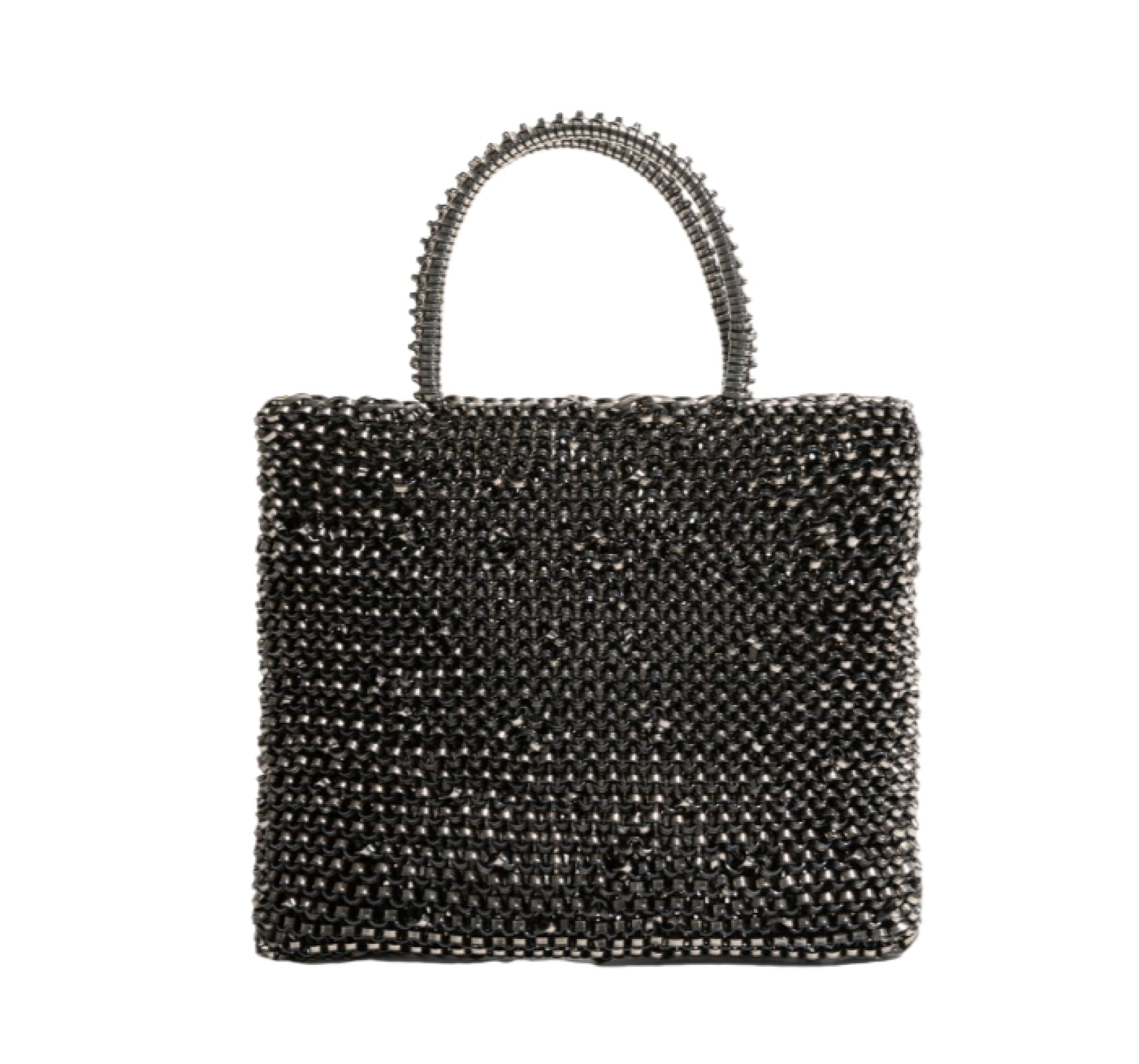 ワイヤーバッグ ショルダー スタンダード風 ミディアム 新品未使用 シルバー ワイヤーバッグ ショルダー スタンダード風 ミディアム 新品未