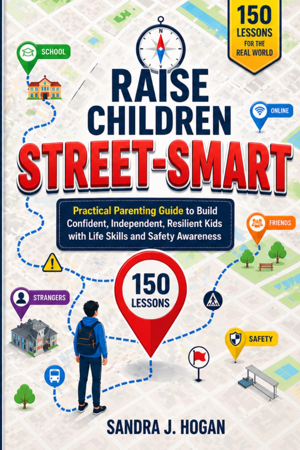 Raise Children street smart: 150 Lessons for the Real World – Practical Parenting Guide to Build Confident, Independent, Resilient Kids with Life Skills and Safety Awareness