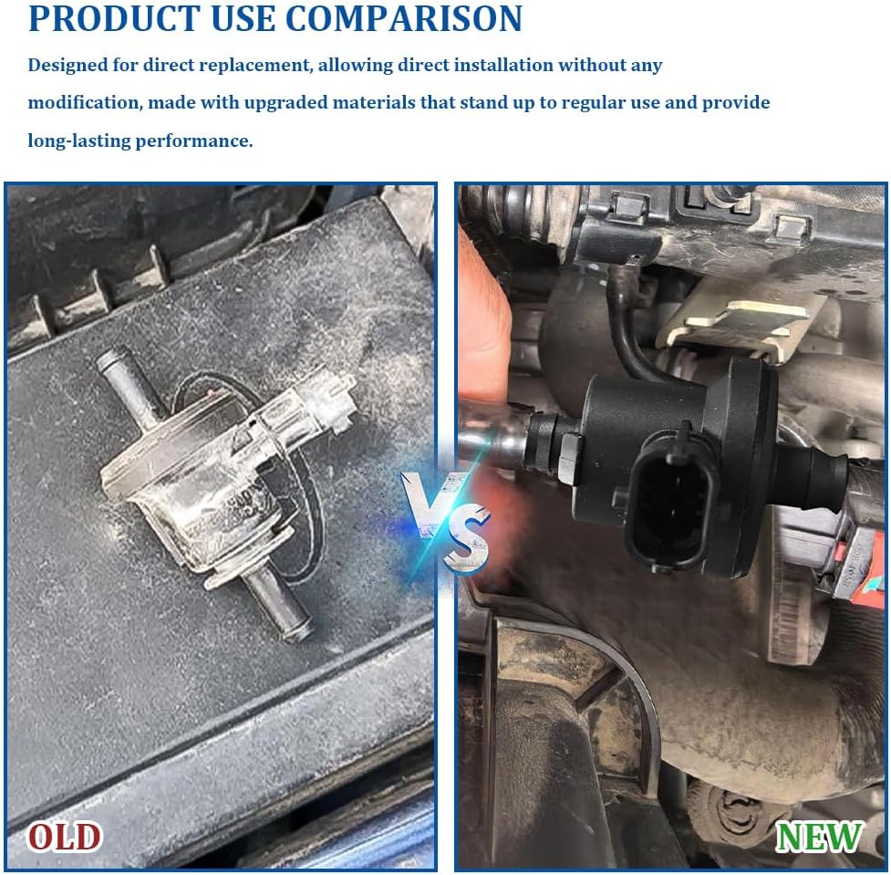 0280142500 Vapor Canister Purge Valve Compatible with Ford Fiesta 1.6L 2014-2019 Focus 2.0L 2.3L Escape 2.0L Replaces# BV61-9G866-AA, BV619G866AA