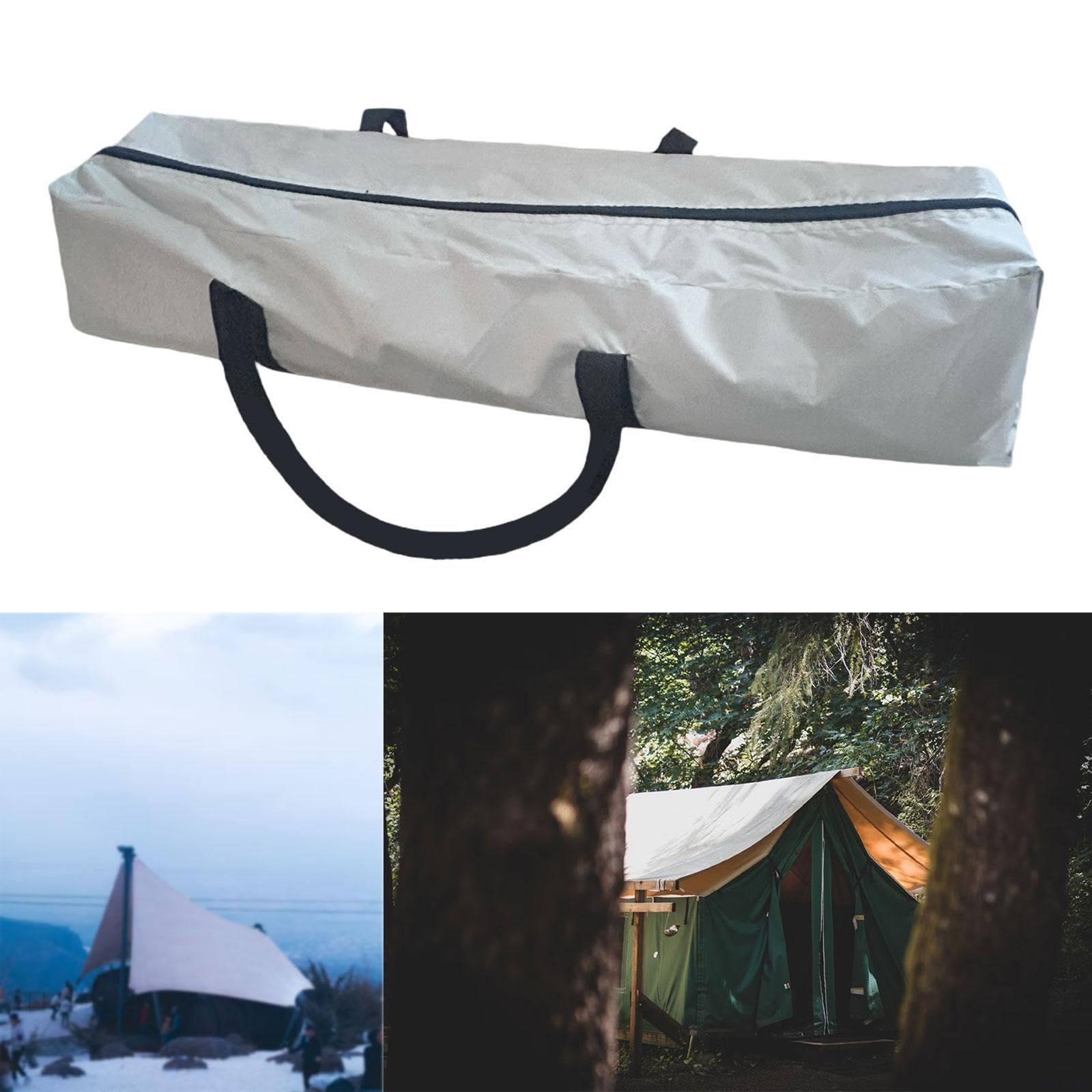 LeeQinersw Campingausrüstung Aufbewahrungsbeutel Zelt Aufbewahrung Beutel Wasserbeständiges Wanderwanderung Tragbarer Campingausrüstung Organizer Zeltstangen, Reißverschluss Sport & Freizeit