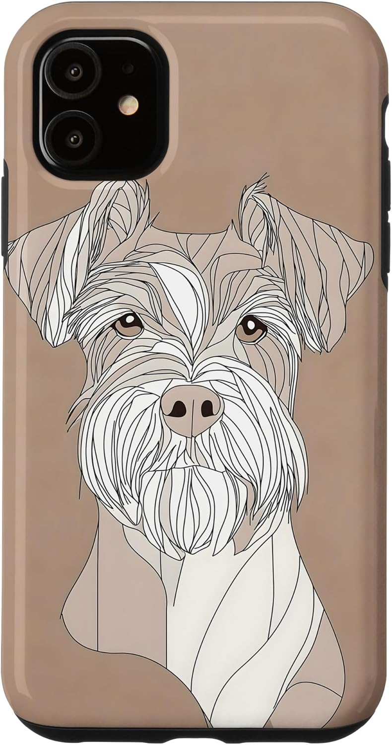 Miniature Schnauzer Dog Case for iPhone 16