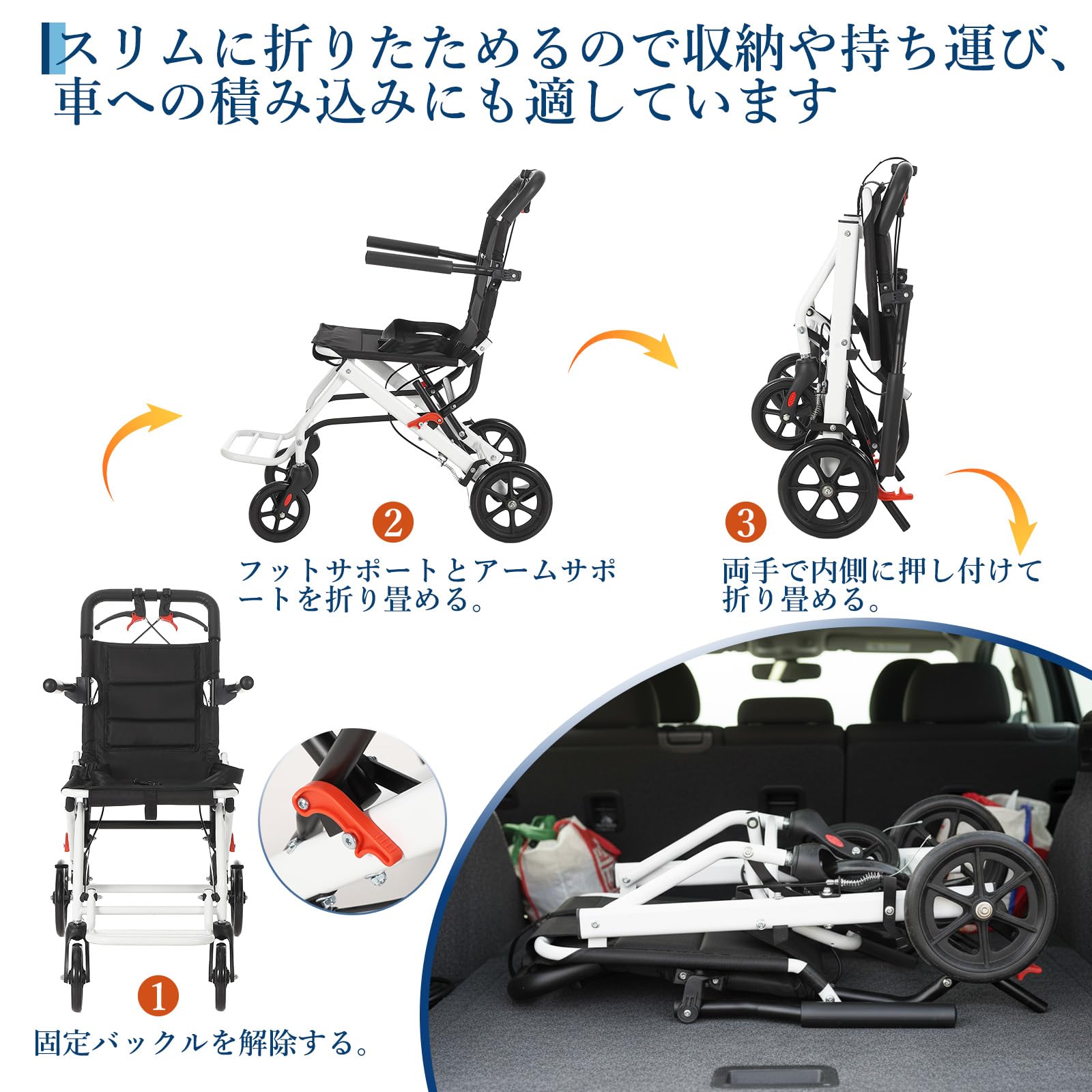 Amazon | ガービー(Garvee)車椅子 介助型 介助用車いす 自立できる Amazon | ガービー(Garvee)車椅子 介助型 介助用車いす 自立できる
