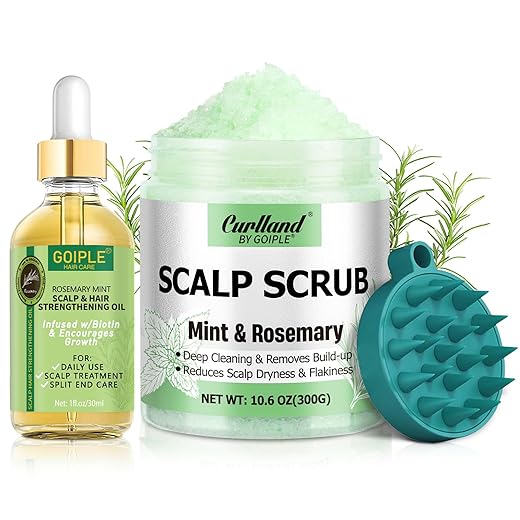 Rosemary Scalp Exfoliator and Clarifying Kit