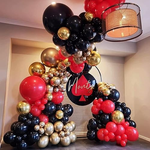 Miniatura 5 de Globos rojos de 12 pulgadas, 70 globos de látex rojo para cumpleaños, globos de helio para Navidad, Año Nuevo, boda, baby shower, día de San