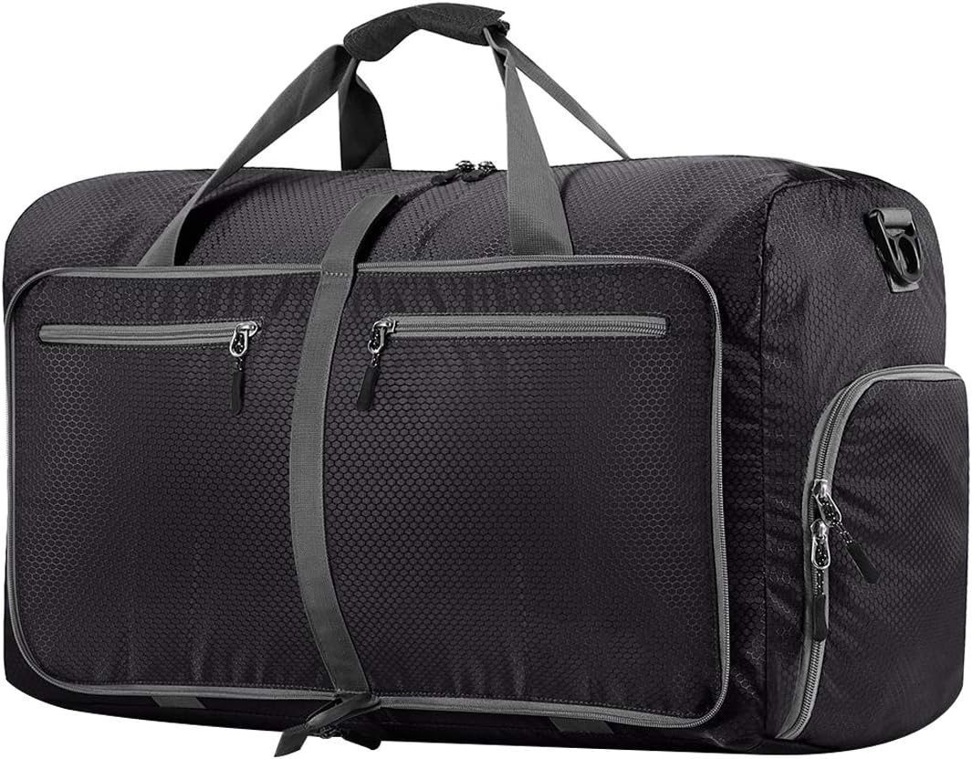 Travel Duffel Bag WZTO 45L/65L/100L Foldable Duffel Bag Waterproof Lightweight (L - 65L)