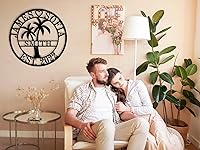 Vista 9 de Wedding Gifts for Couples 2025, Personalized Metal Name Signs, Custom Name Signs, Custom Family Name Sign, Last Name Sign, Monogram Letters Wall