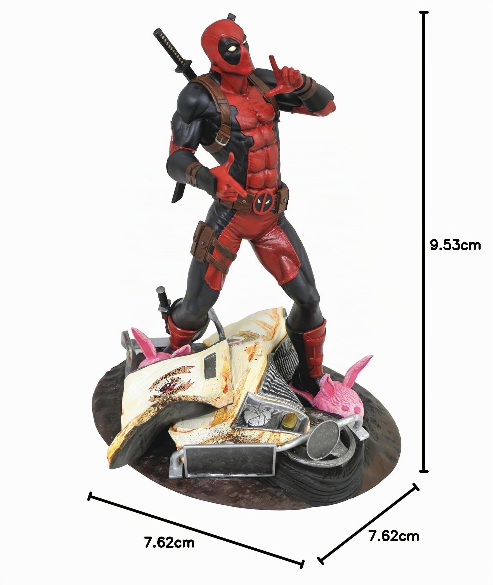Diamond Select Toys Gallery: Marvel Taco Truck Deadpool PVC Figure (MAR182429), Misura standard