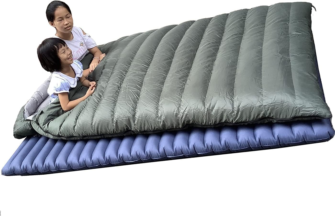 Fengzel Outdoor 二人用寝袋 封筒型 220*130cm SAMCAMEL シュラフ 2人用