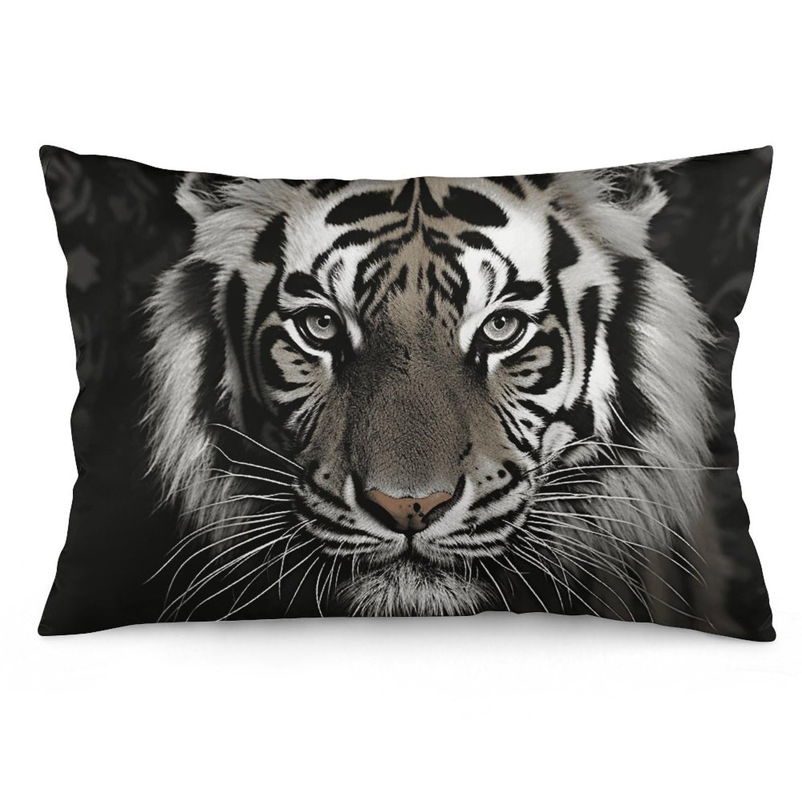 NTVOWPZO 2 Pack Decoration Throw Pillow Covers 16 "x24 Pillowcases Covers Black and White Tiger Pillowcases Modern Farmhouse Home Decor Sofa Cushions Covers for Couch Bed Living Room