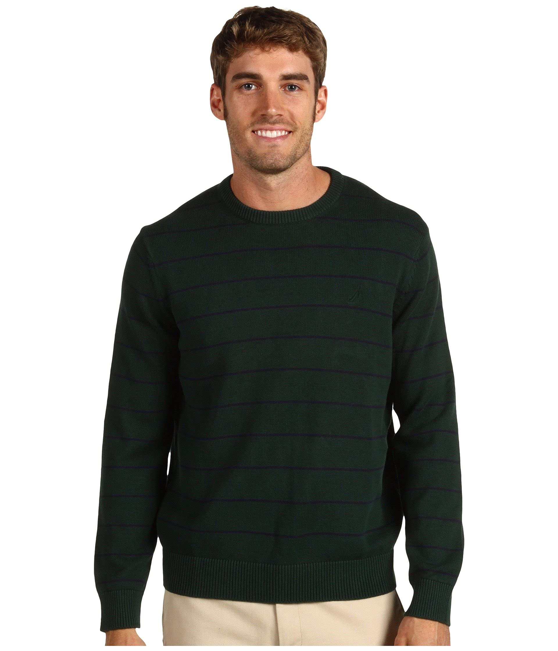 Nautica Big & Tall Color-Block Raglan Felpa con Zip Intera Blu Navy 2X