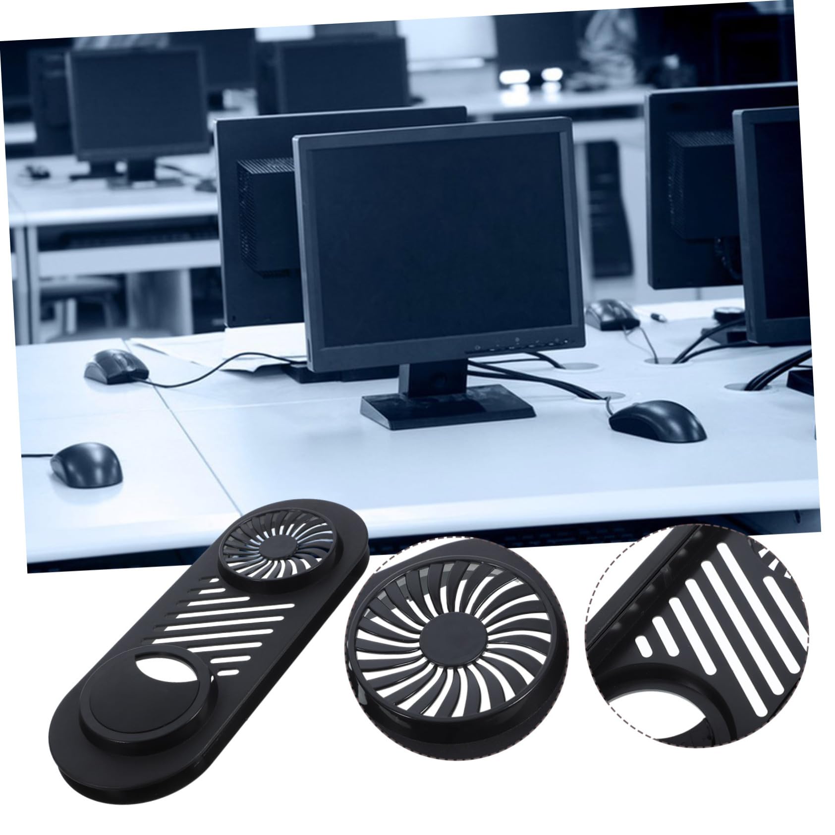 Gadpiparty 5pezzi Cabinet Air Vent Cover Di Ventilazione Per Computer Host e Mobili Design Pratico Per Armadi Soffitti e Pavimenti Ottimizza La Circolazione Aria e Dissipazione Del Calore