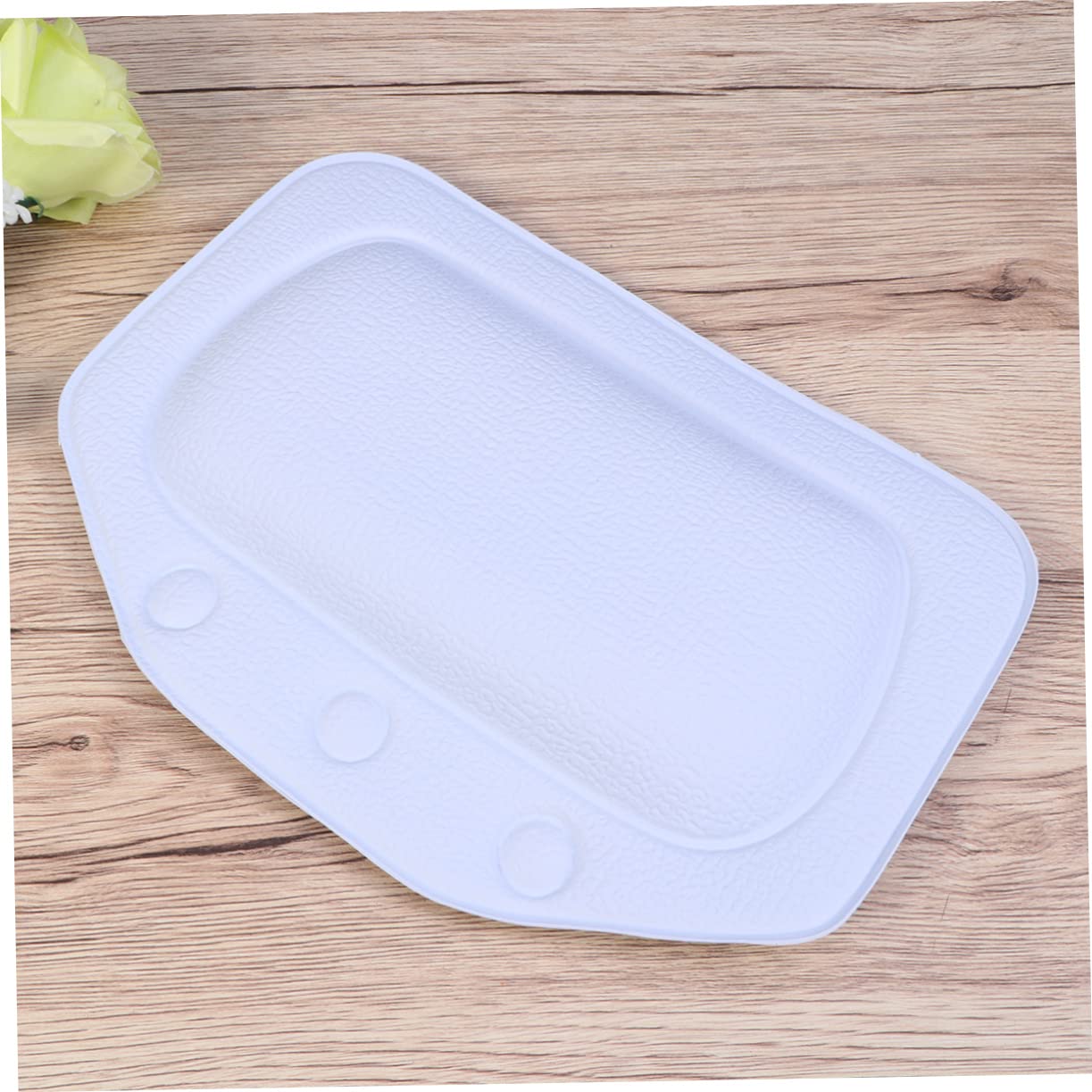 FRCOLOR 3pezzi Cuscino Da Bagno Con Ventose Supporto Relaxante Per Vasca Da Bagno Blu Cuscino Facile Pulire e Portatile Comfort Assicurato Per Esperienza Di Benessere