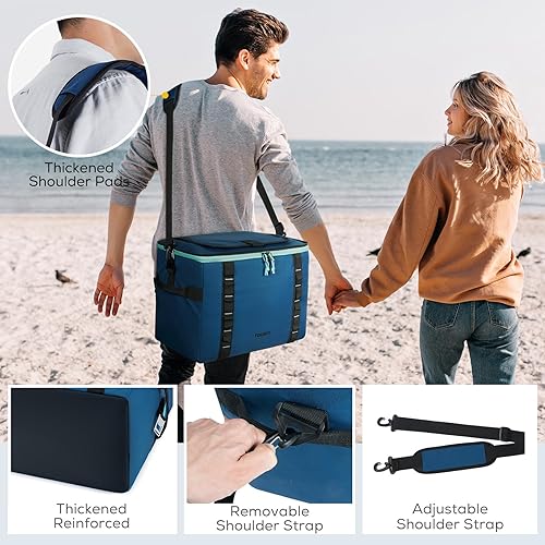 Miniatura 3 de TOURIT Cooler Bag - 69 latas aisladas suaves y plegables para almuerzo, para picnic, playa, trabajo, viajes