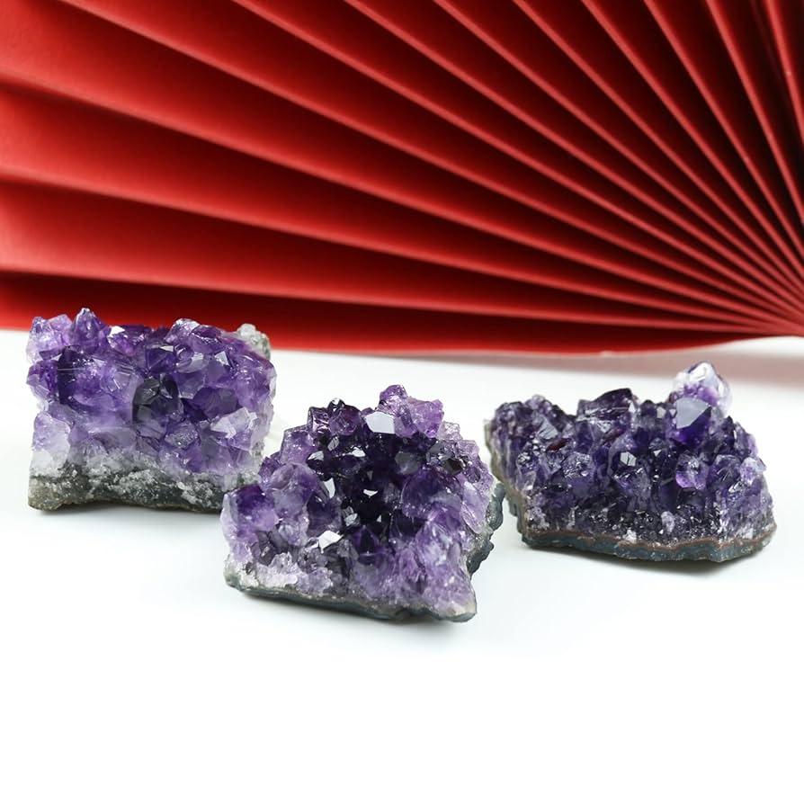 Pietre Cuore Quarzo Rosa E Ametista | Cristalli Naturali 40mm Per Guarigione E Decorazione - Foto 4