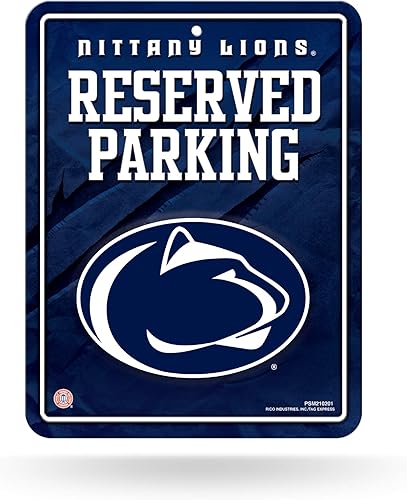 Vista 67 de Letrero de metal NCAA de 8.5 x 11 pulgadas, ideal para cueva de hombre, dormitorio, oficina, decoración del hogar Primario