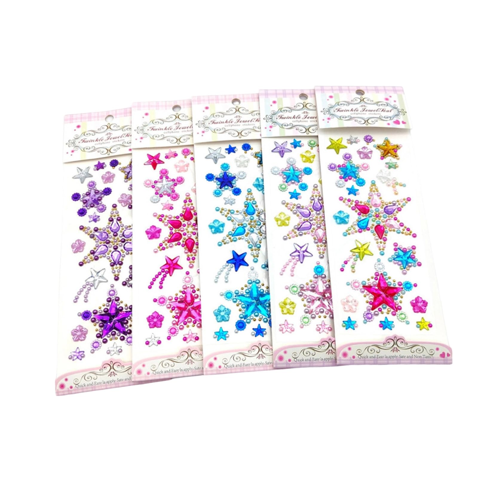Sticker Rhinestones for, Sparkles Heart Butterfly Sticker Glitters Jewels Stickers for Makeup, Face, Makeup for