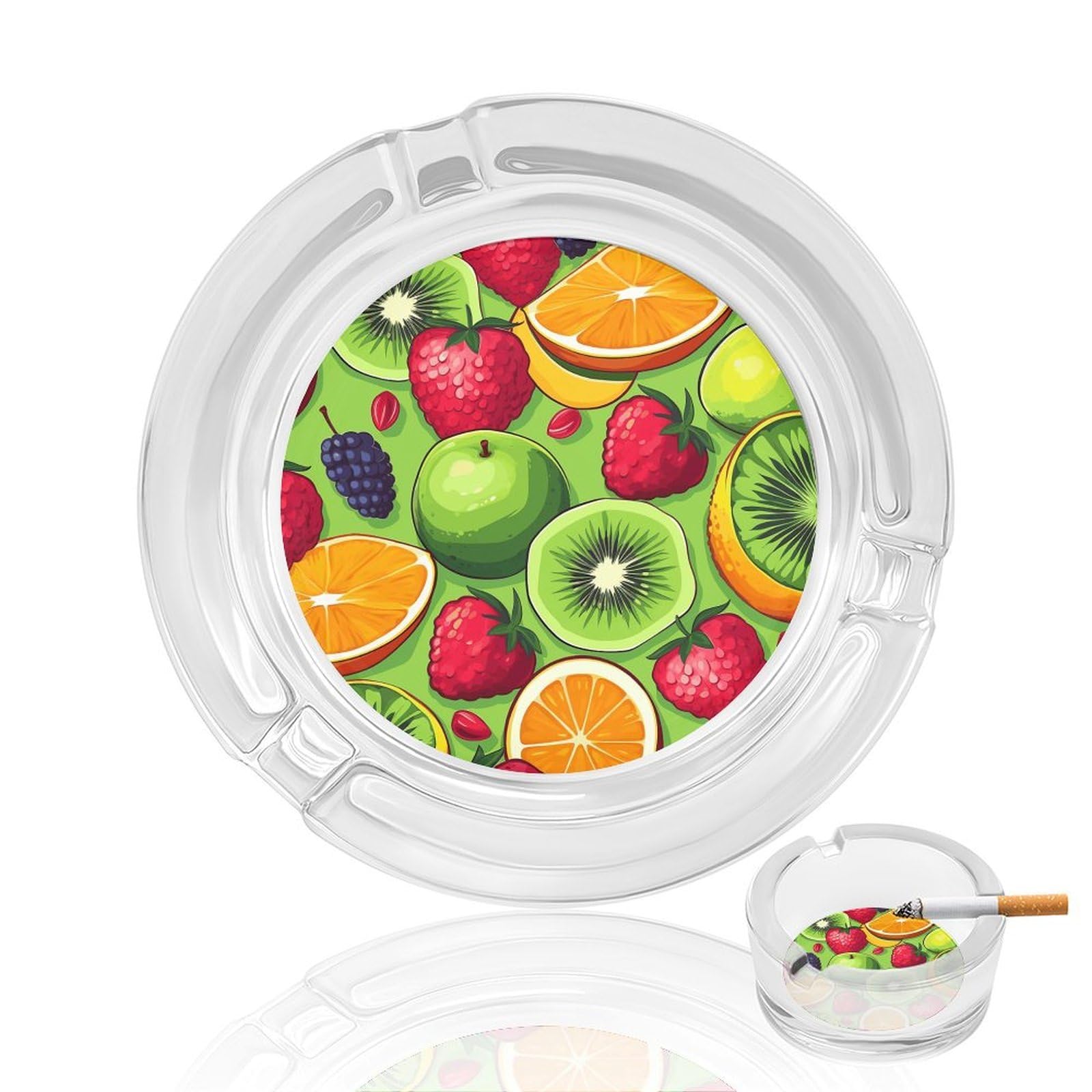 Cendrier en verre pour fumeurs intérieur extérieur table basse