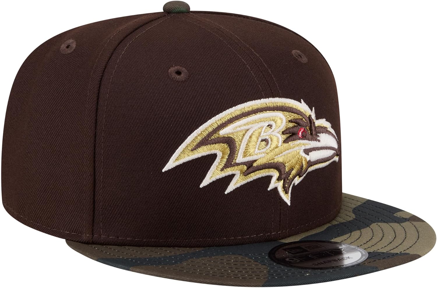 New Era Men's Dark NFL Burnt Wood 9FIFTY Snapback Hat - Image 3