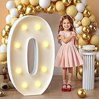 Vista 97 de imprsv Letras iluminadas de marquesina, letras de mosaico de 4 pies con luz para decoración de fiesta de graduación de baby shower, grande B