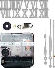 12 Pcs Arabic Mirrored Acrylic Numerals Movement Machine 22mm for Wood Resin Marble Clock Fancy Needles Pack 1 (Silver D2)