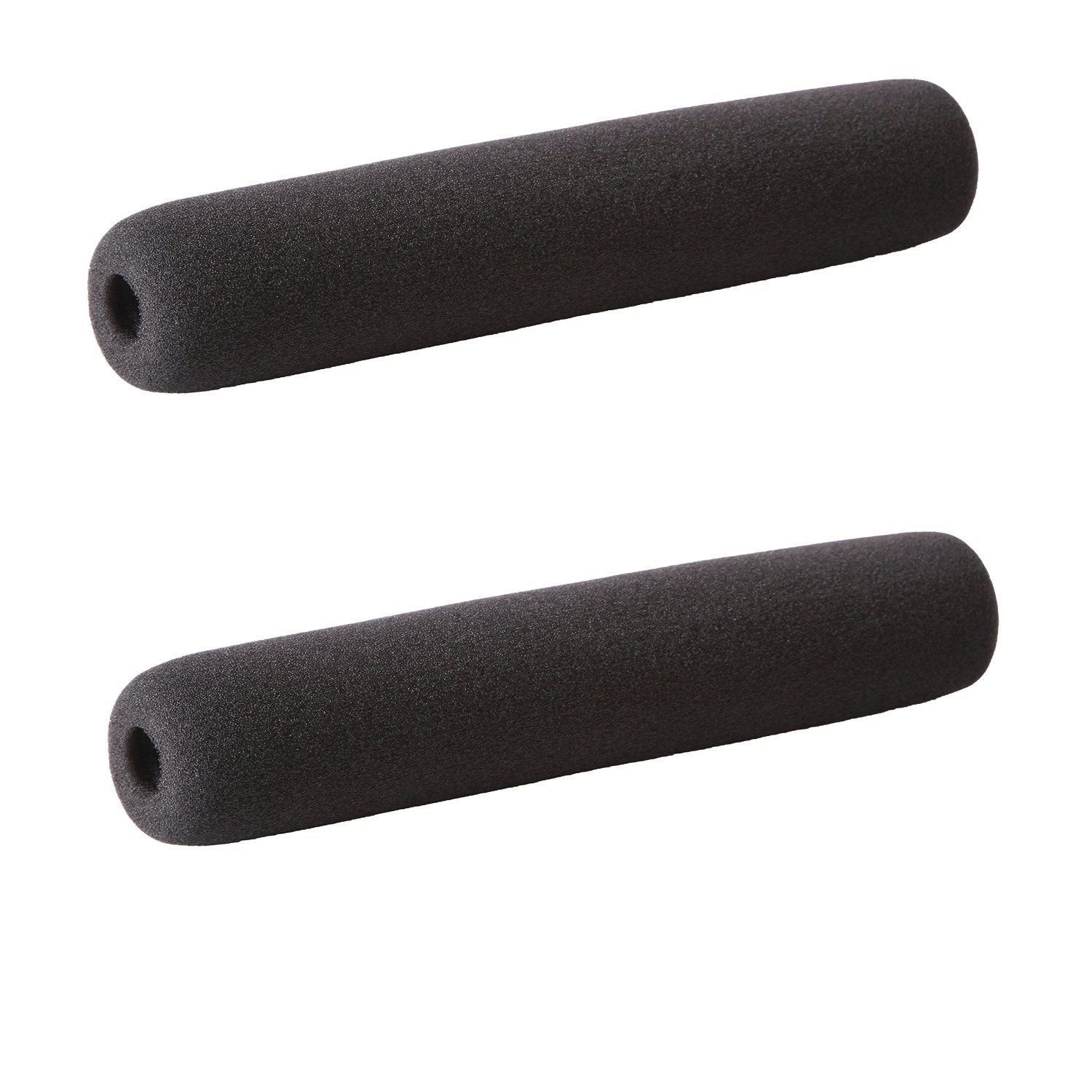 movo f24 foam windscreen for shotgun microphones for up 24cm including the akg ck 98, 460, se300, audio-technica at8035, azden sgm-2x and shure vp89 (2 pack)